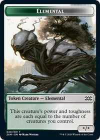 Elemental // Shapeshifter Double-Sided Token [Double Masters Tokens] | Galaxy Games LLC