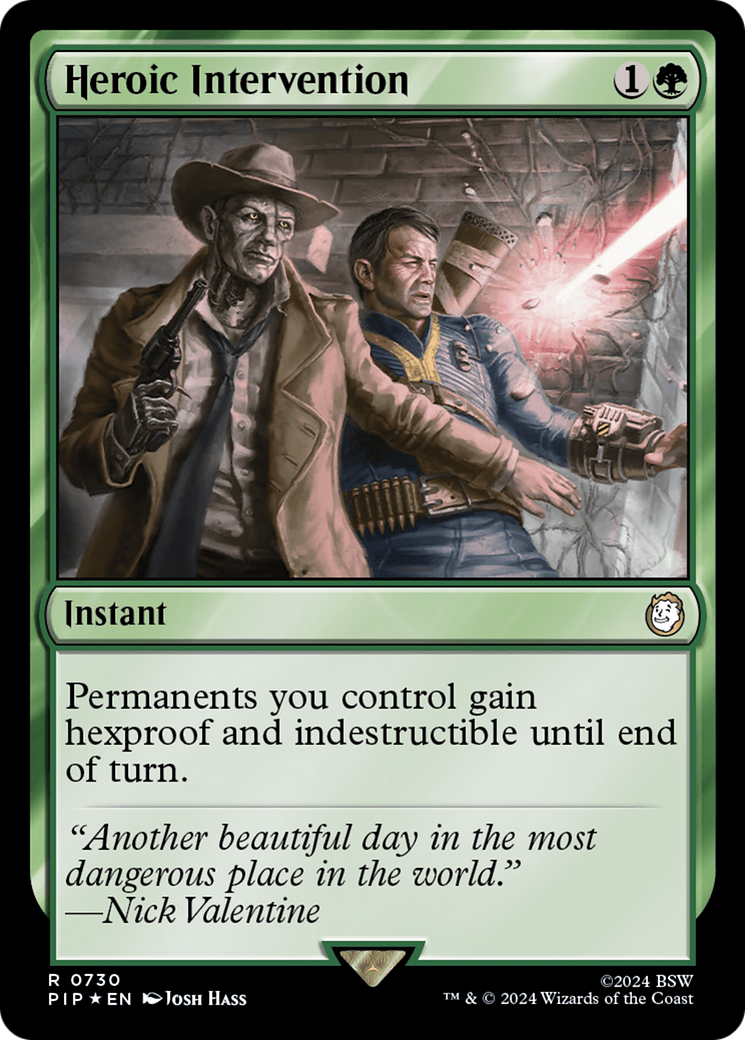 Heroic Intervention (Surge Foil) [Fallout] | Galaxy Games LLC