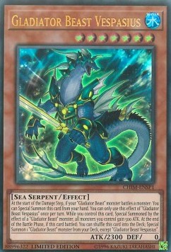 Gladiator Beast Vespasius [CHIM-ENSP1] Ultra Rare | Galaxy Games LLC