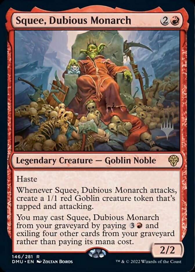 Squee, Dubious Monarch (Promo Pack) [Dominaria United Promos] | Galaxy Games LLC