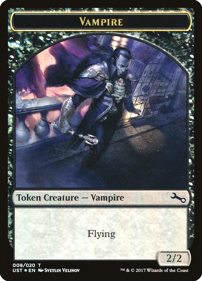 Vampire // Vampire Double-Sided Token [Unstable Tokens] | Galaxy Games LLC