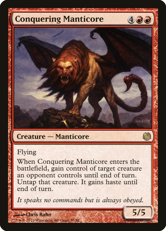 Conquering Manticore [Duel Decks: Heroes vs. Monsters] | Galaxy Games LLC