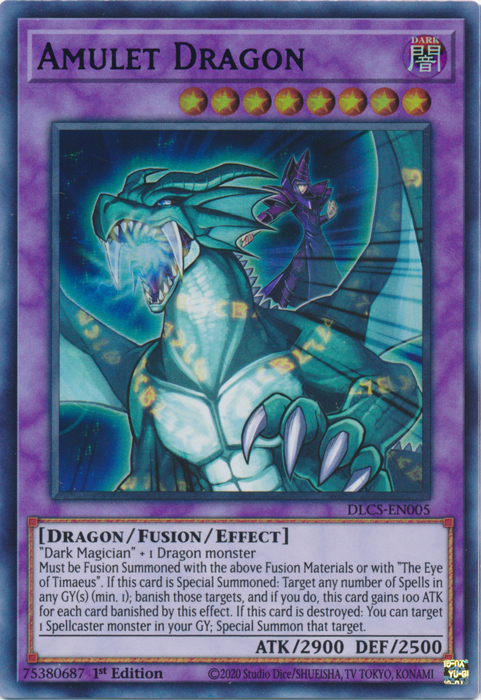 Amulet Dragon (Purple) [DLCS-EN005] Ultra Rare | Galaxy Games LLC