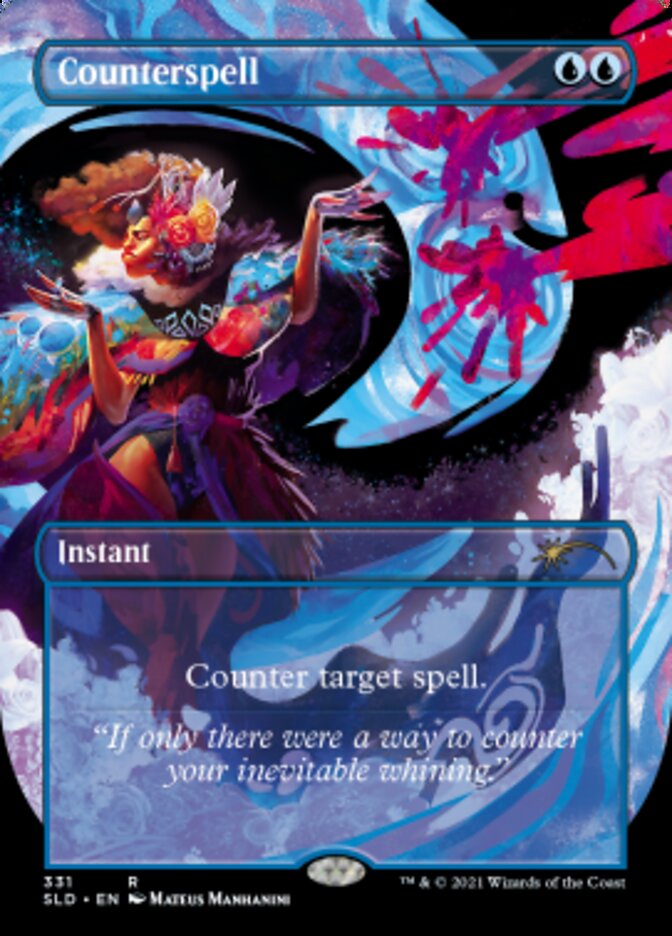 Counterspell (Borderless) [Secret Lair Drop Series] | Galaxy Games LLC