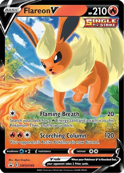 Flareon V (SWSH149) [Sword & Shield: Black Star Promos] | Galaxy Games LLC