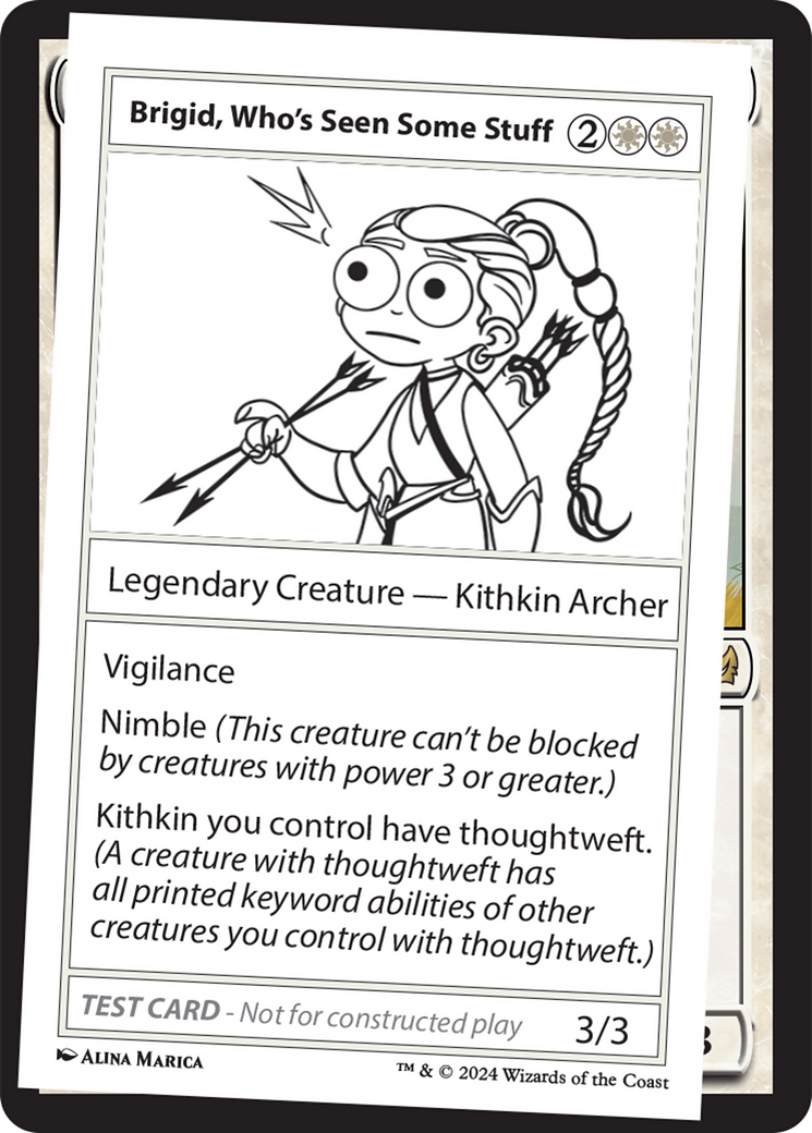 Brigid, Who's Seen Some Stuff [Mystery Booster 2 Playtest Cards] | Galaxy Games LLC