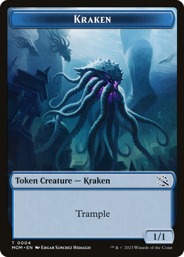 Soldier // Kraken Double-Sided Token [March of the Machine Tokens] | Galaxy Games LLC