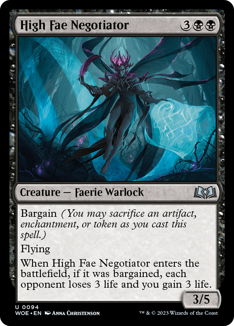 High Fae Negotiator [Wilds of Eldraine] | Galaxy Games LLC