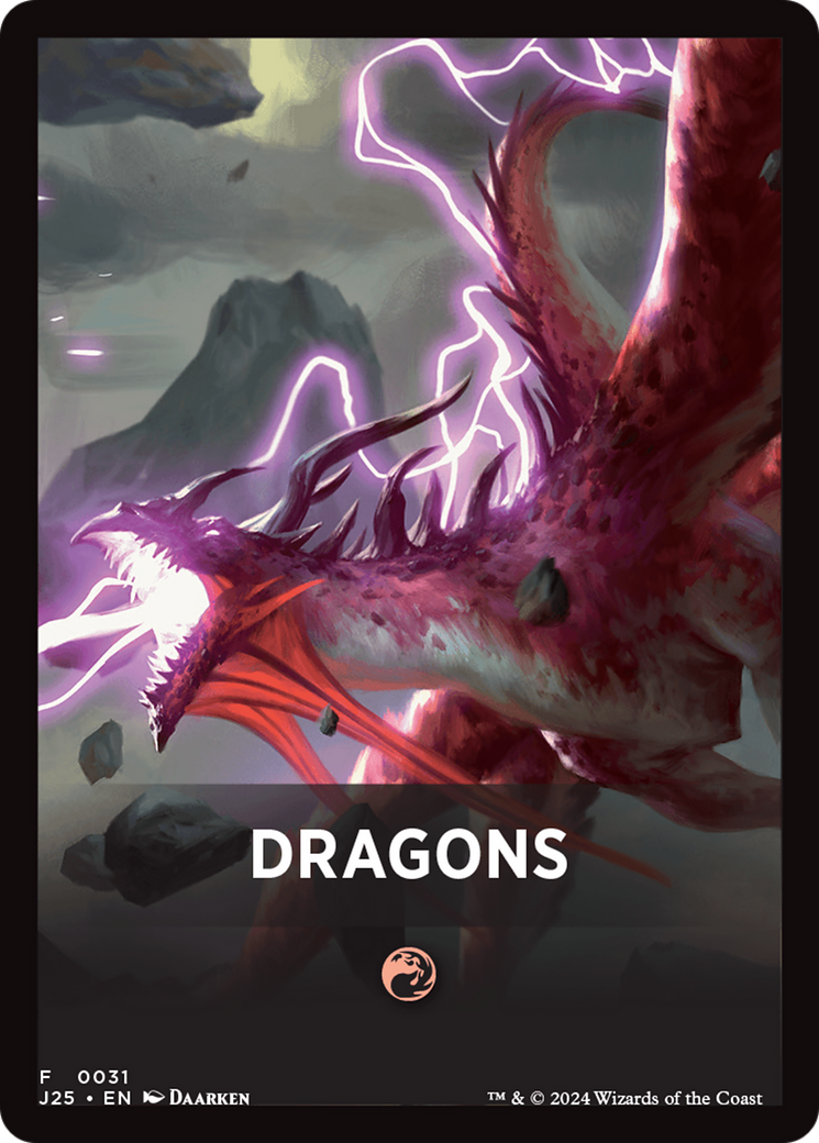 Dragons Theme Card [Foundations Jumpstart Front Cards] | Galaxy Games LLC