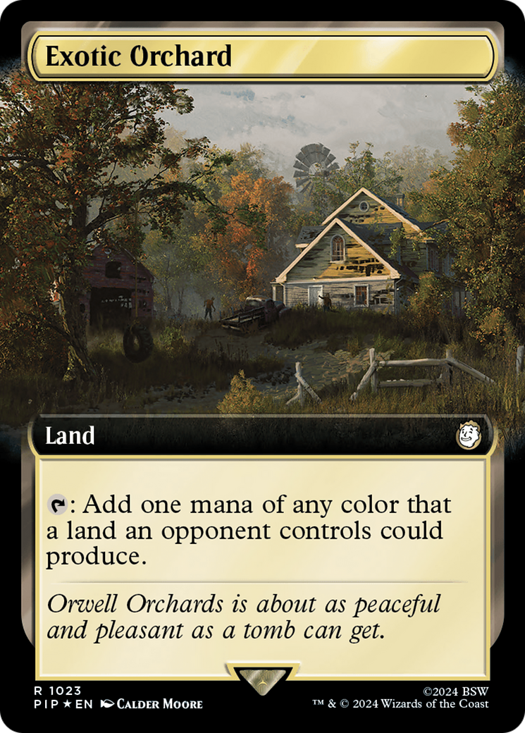 Exotic Orchard (Extended Art) (Surge Foil) [Fallout] | Galaxy Games LLC