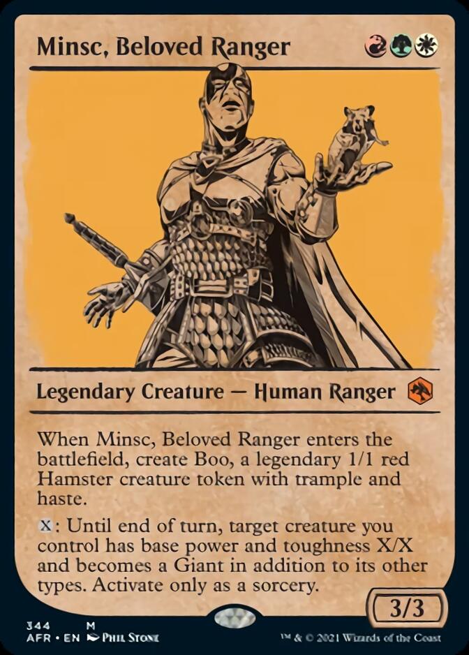Minsc, Beloved Ranger (Showcase) [Dungeons & Dragons: Adventures in the Forgotten Realms] | Galaxy Games LLC