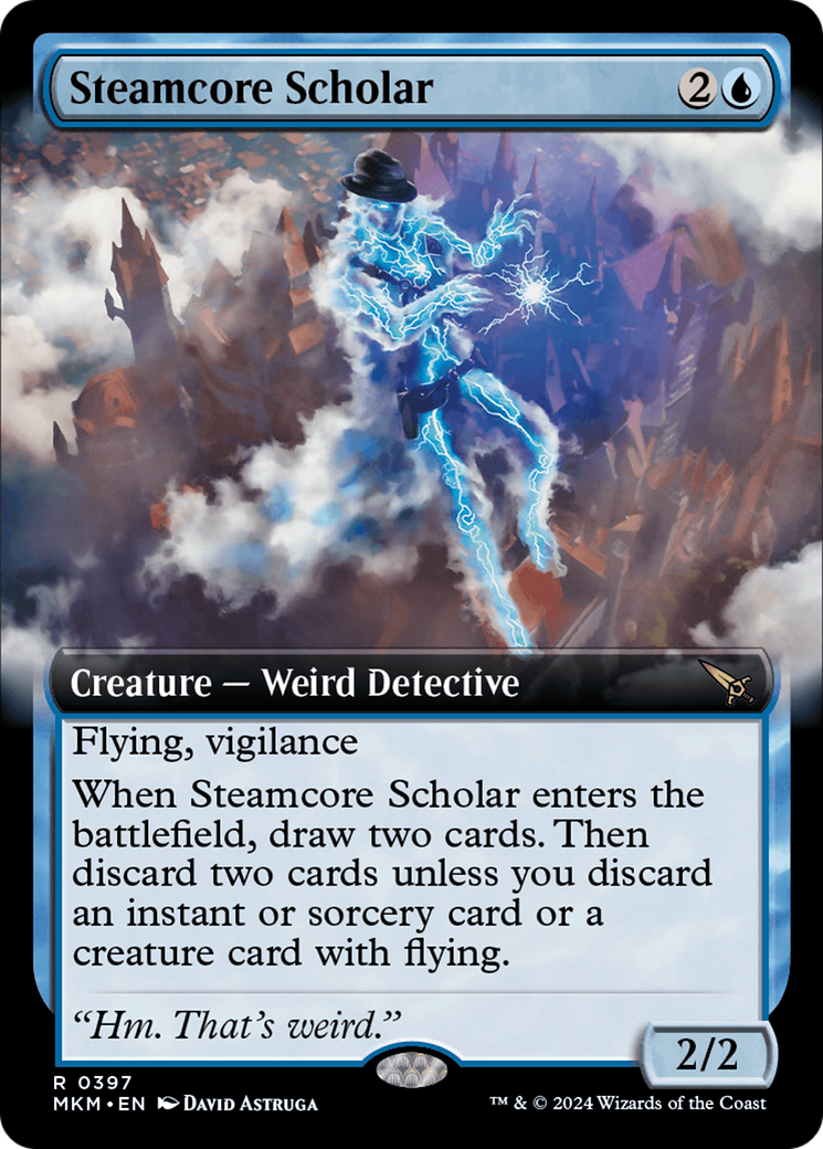 Steamcore Scholar (Extended Art) [Murders at Karlov Manor] | Galaxy Games LLC