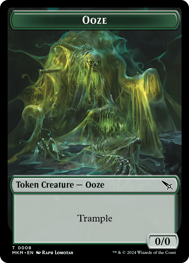 Thopter (0020) // Ooze Double-Sided Token [Murders at Karlov Manor Tokens] | Galaxy Games LLC