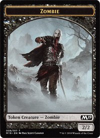 Zombie // Goblin Double-Sided Token (Game Night) [Core Set 2019 Tokens] | Galaxy Games LLC