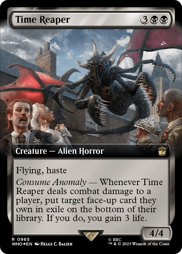 Time Reaper (Extended Art) (Surge Foil) [Doctor Who] | Galaxy Games LLC