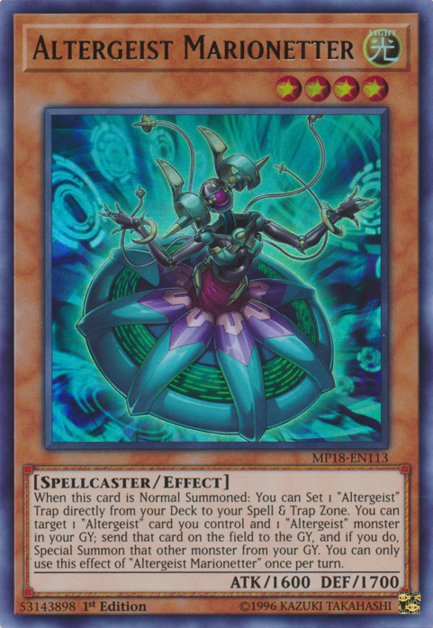 Altergeist Marionetter [MP18-EN113] Ultra Rare | Galaxy Games LLC