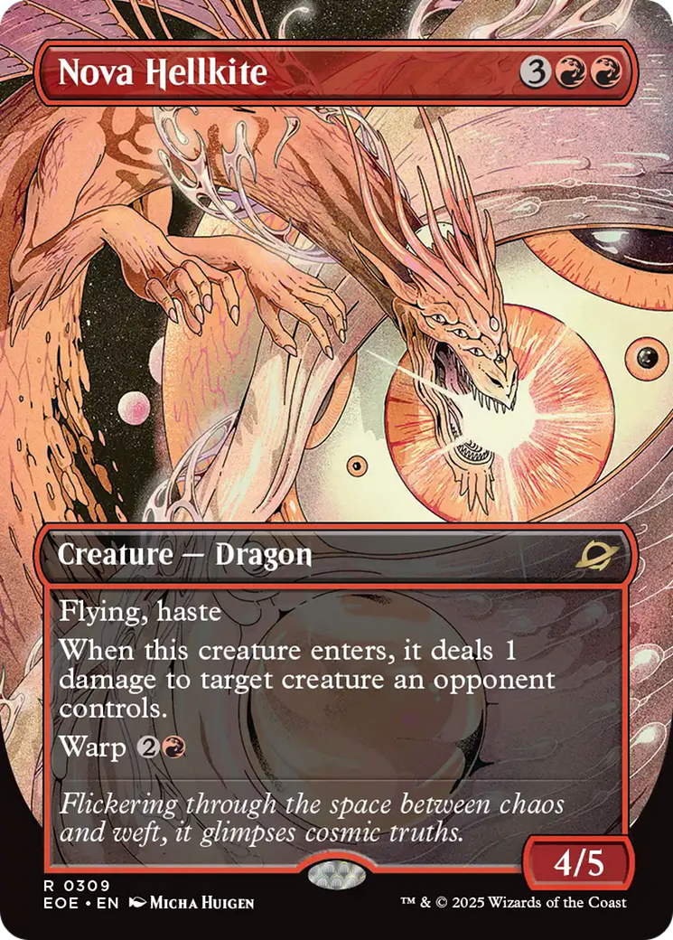 Nova Hellkite (Borderless) [Edge of Eternities] | Galaxy Games LLC