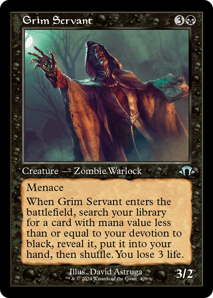 Grim Servant (Retro) [Modern Horizons 3] | Galaxy Games LLC