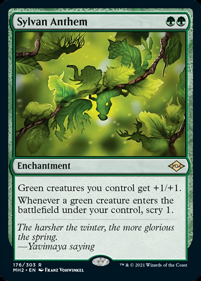 Sylvan Anthem [Modern Horizons 2] | Galaxy Games LLC
