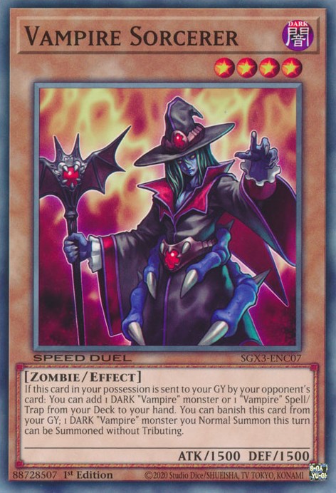 Vampire Sorcerer [SGX3-ENC07] Common | Galaxy Games LLC