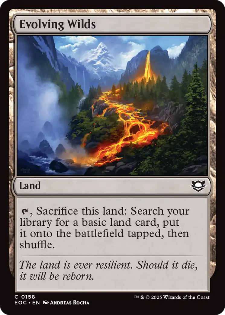 Evolving Wilds [Edge of Eternities Commander] | Galaxy Games LLC
