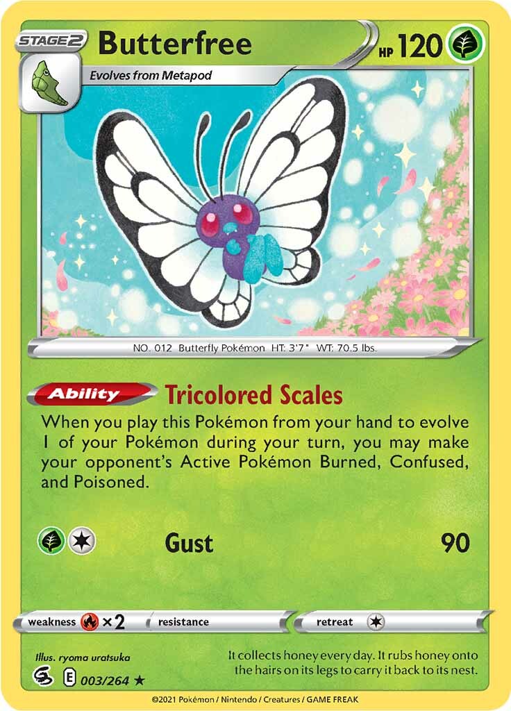 Butterfree (003/264) [Sword & Shield: Fusion Strike] | Galaxy Games LLC