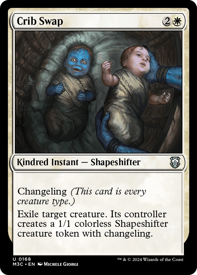 Crib Swap (Ripple Foil) [Modern Horizons 3 Commander] | Galaxy Games LLC