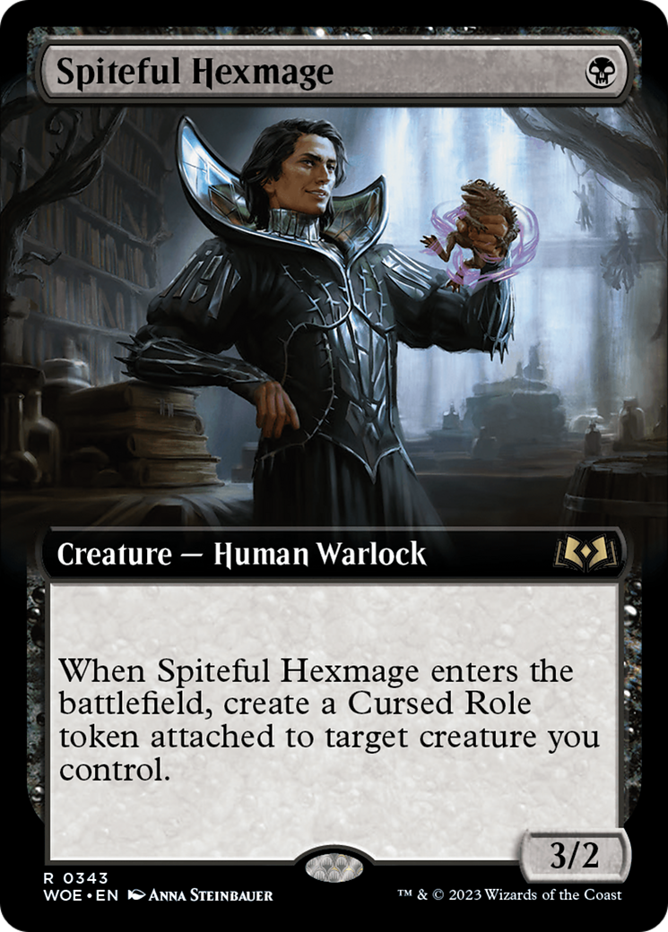 Spiteful Hexmage (Extended Art) [Wilds of Eldraine] | Galaxy Games LLC