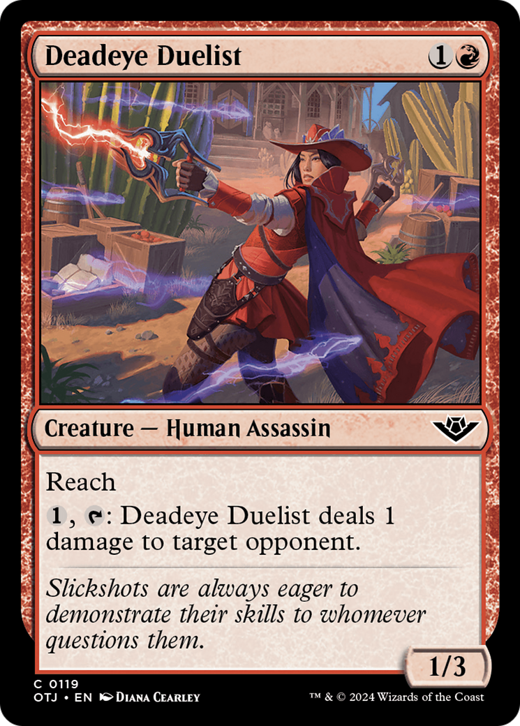 Deadeye Duelist [Outlaws of Thunder Junction] | Galaxy Games LLC