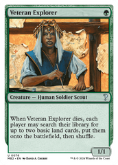 Veteran Explorer (White Border) [Mystery Booster 2] | Galaxy Games LLC