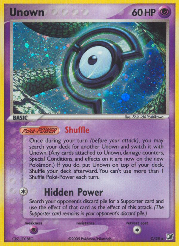 Unown (C) (C/28) [EX: Unseen Forces] | Galaxy Games LLC