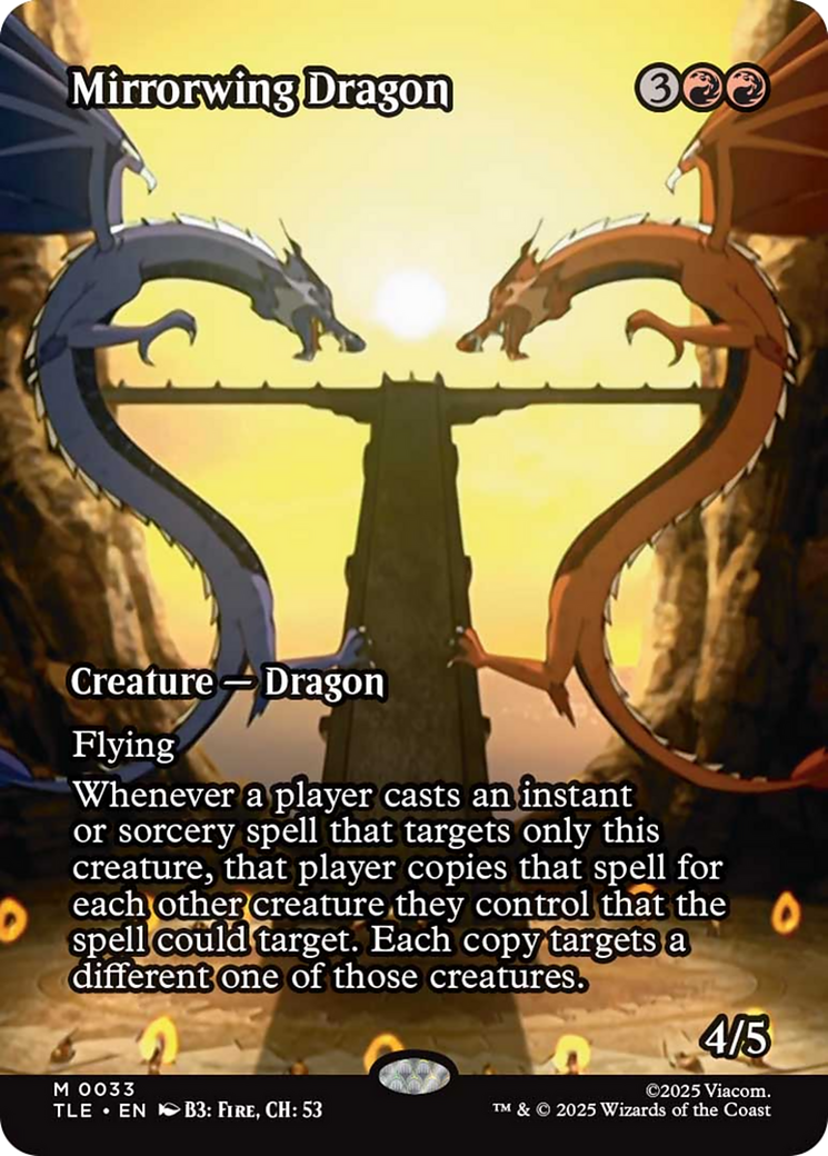 Mirrorwing Dragon (Borderless) [Avatar: The Last Airbender: Eternal-Legal] | Galaxy Games LLC