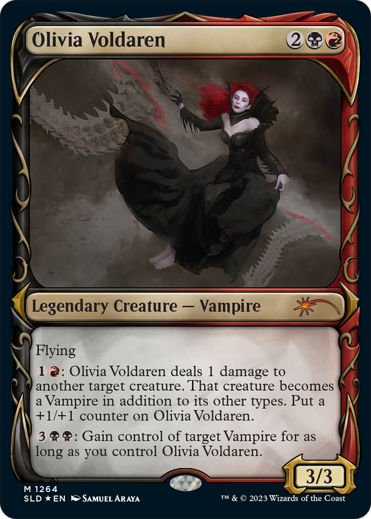 Olivia Voldaren (Halo Foil) [Secret Lair Drop Series] | Galaxy Games LLC