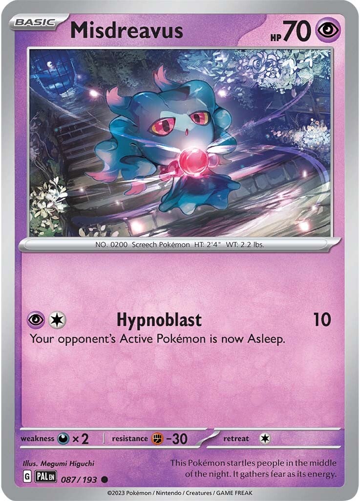 Misdreavus (087/193) [Scarlet & Violet: Paldea Evolved] | Galaxy Games LLC