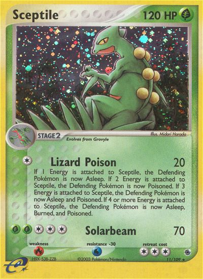 Sceptile (11/109) [EX: Ruby & Sapphire] | Galaxy Games LLC