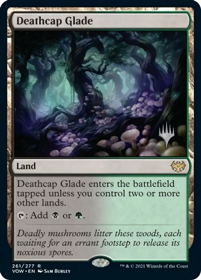 Deathcap Glade (Promo Pack) [Innistrad: Crimson Vow Promos] | Galaxy Games LLC