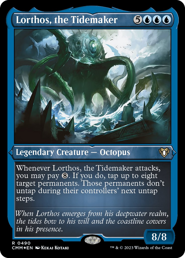 Lorthos, the Tidemaker (Foil Etched) [Commander Masters] | Galaxy Games LLC