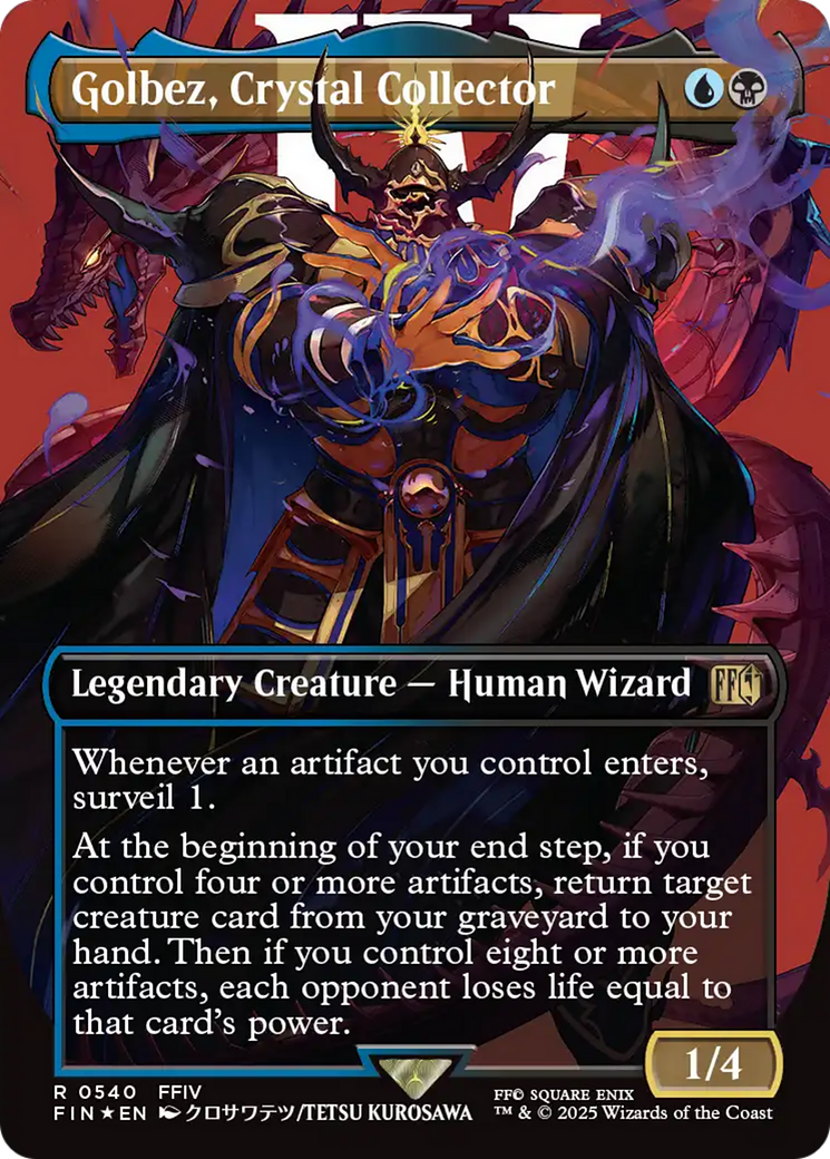 Golbez, Crystal Collector (Borderless) (Surge Foil) [FINAL FANTASY] | Galaxy Games LLC