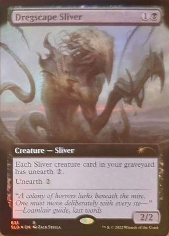 Dregscape Sliver (Extended Art) [Secret Lair Drop Promos] | Galaxy Games LLC