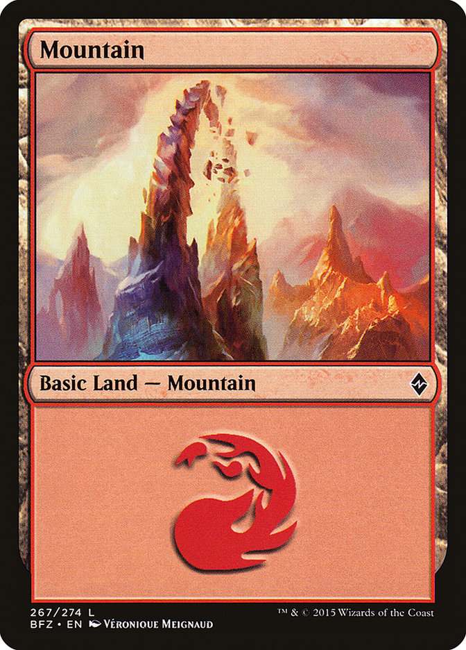 Mountain (267) [Battle for Zendikar] | Galaxy Games LLC