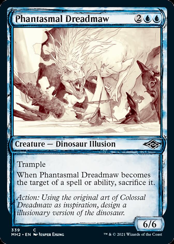 Phantasmal Dreadmaw (Sketch) [Modern Horizons 2] | Galaxy Games LLC