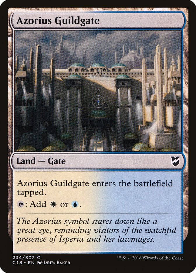 Azorius Guildgate [Commander 2018] | Galaxy Games LLC