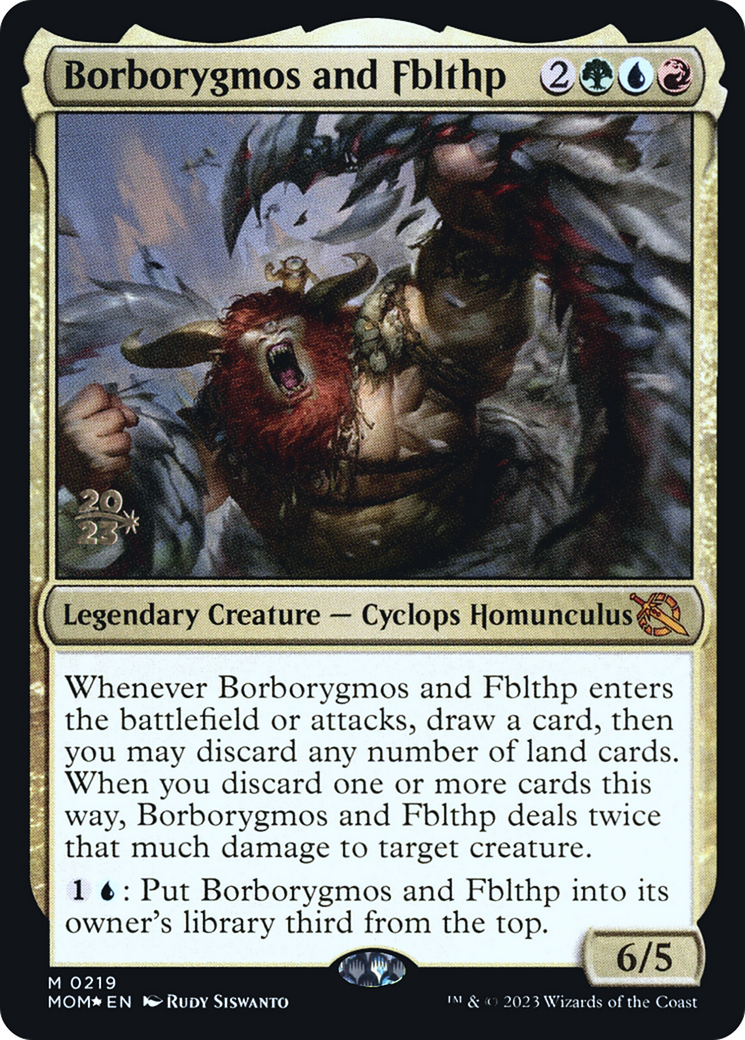 Borborygmos and Fblthp [March of the Machine Prerelease Promos] | Galaxy Games LLC