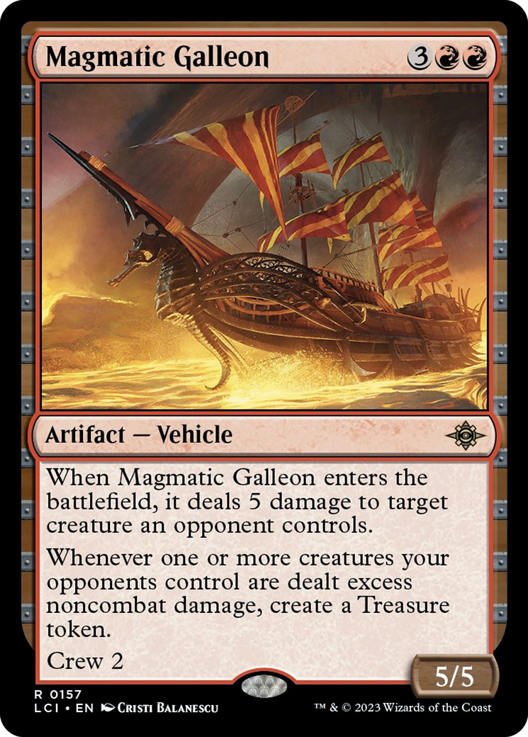 Magmatic Galleon [The Lost Caverns of Ixalan] | Galaxy Games LLC