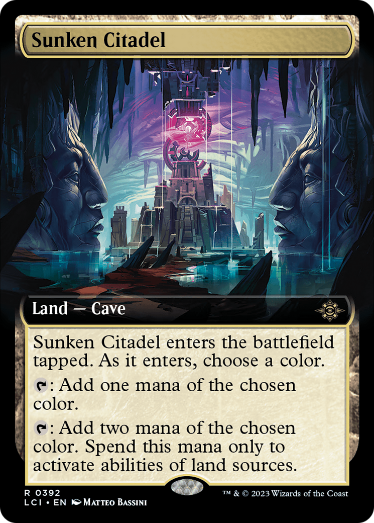 Sunken Citadel (Extended Art) [The Lost Caverns of Ixalan] | Galaxy Games LLC