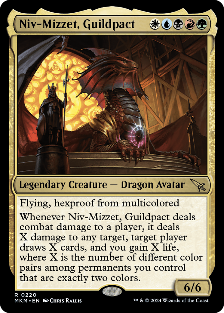 Niv-Mizzet, Guildpact [Murders at Karlov Manor] | Galaxy Games LLC