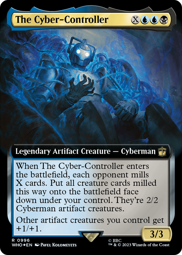 The Cyber-Controller (Extended Art) (Surge Foil) [Doctor Who] | Galaxy Games LLC