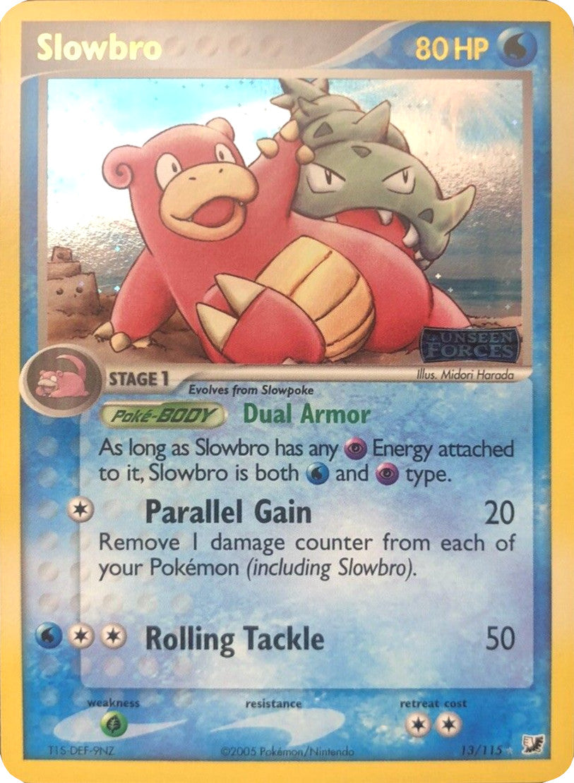 Slowbro (13/115) (Stamped) [EX: Unseen Forces] | Galaxy Games LLC