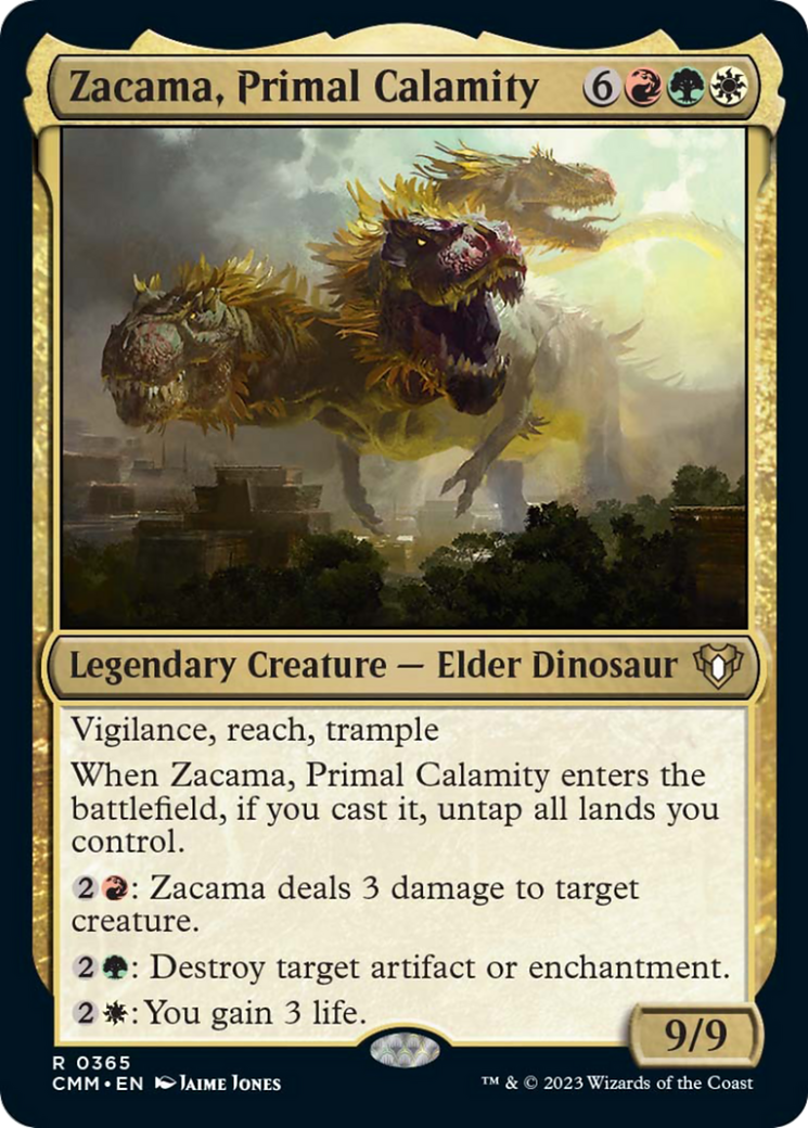 Zacama, Primal Calamity [Commander Masters] | Galaxy Games LLC