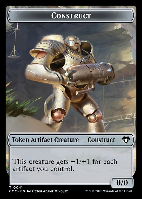 Servo // Construct (0041) Double-Sided Token [Commander Masters Tokens] | Galaxy Games LLC